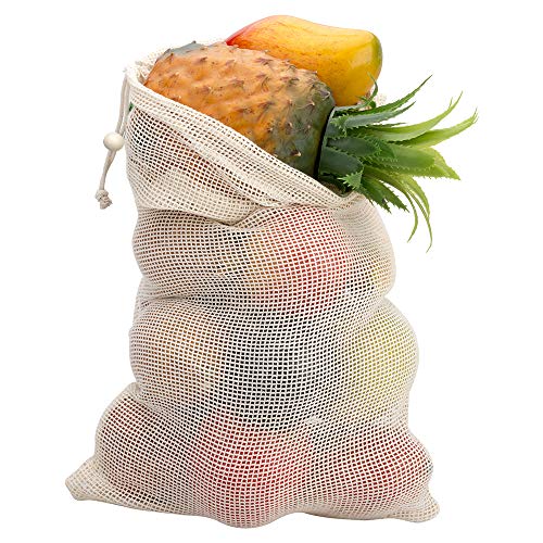 Obstnetz E-KNOW Gemüsebeutel aus Baumwolle, 11er Set
