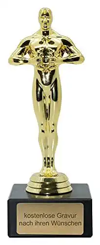 Oscar-Statue Deitert Siegerfigur inkl. Gravur mit Ihrem Wunschtext