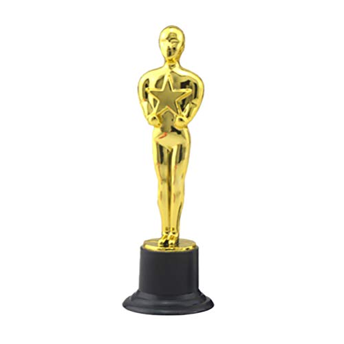 Oscar-Statue NUOBESTY 8 Stücke Oscar Gold Award Trophäen