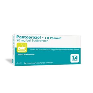 Pantoprazol 1A PHARMA, 20 mg bei Sodbrennen, 14 Tabletten