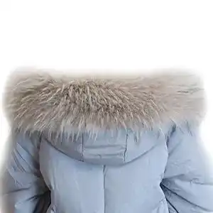 Pelzkragen MAGIMODAC Fellkragen 70cm-90cm Khaki