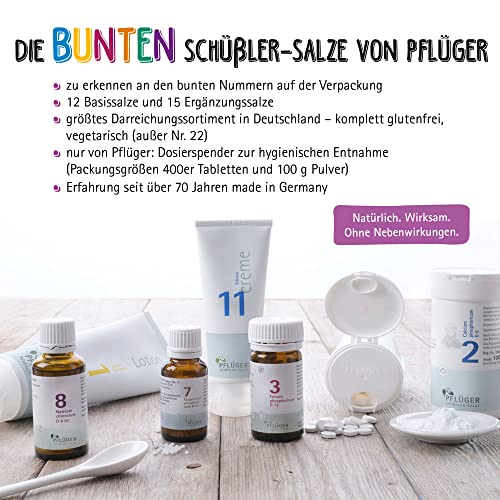 Pflüger-Schüßler-Salze PFLÜGER Schüßler Salze Nr. 6, 400 Tabletten