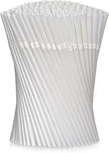 Plastik-Strohhalme KEYSEACRO 200pcs-PLA-Strohhalm, Bunt
