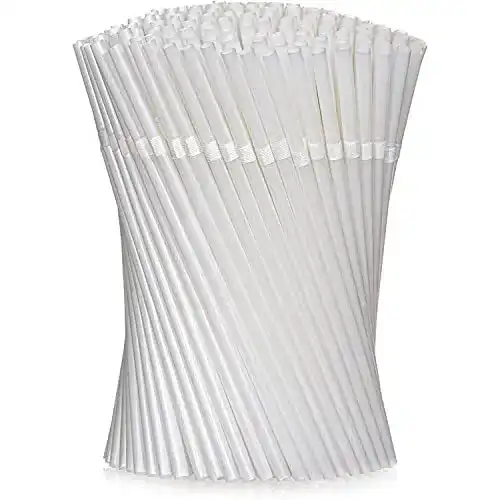 Plastik-Strohhalme KEYSEACRO 200pcs-PLA-Strohhalm, Bunt
