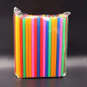 Plastik-Strohhalme SHINEHUA 100 Stück Trinkhalm, Plastik