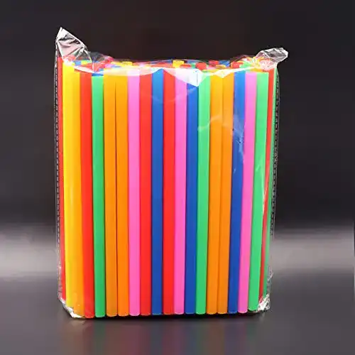 Plastik-Strohhalme SHINEHUA 100 Stück Trinkhalm, Plastik