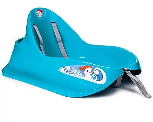 Plastikschlitten Ondis24 Schlitten Bob für Kleinkinder blau