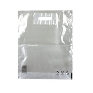 Plastic bag HUTNER 100 pieces environmentally friendly with grip hole