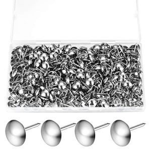 Polsternagel Yibaijia 320 Stück Polsternägel, 11×17 mm (Silber)