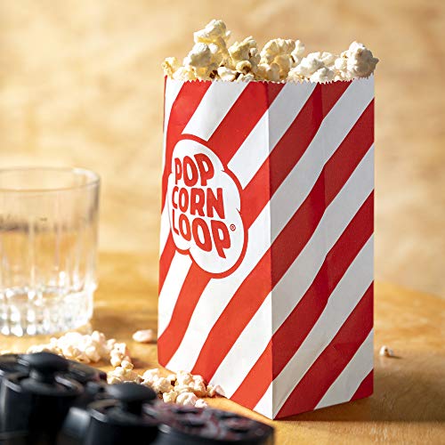 Popcorntüten Popcornloop Popcorn Box Tüten Rot 50 Stück