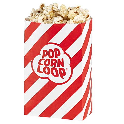 Die beste popcorntueten popcornloop popcorn box tueten rot 50 stueck Bestsleller kaufen