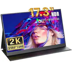 Portable-Monitor 17 Zoll EVICIV Portable Monitor 2K 17.3 Zoll