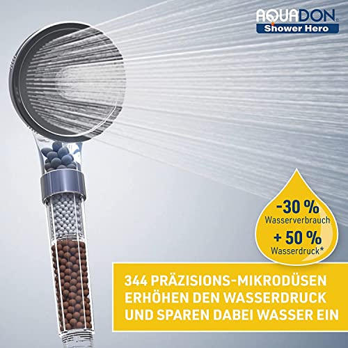 Propeller-Duschkopf Aquadon Shower Hero wassersparend
