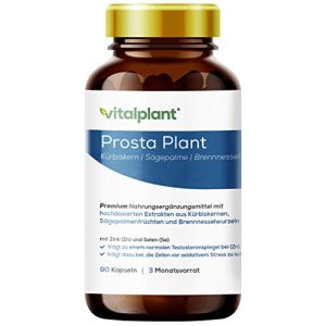 Prostata-Tabletten Vitalplant ® Prosta Plant Kapseln im Braunglas