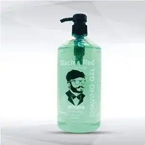 Rasiergel transparent Black & Red Shaving Gel FRESH Men 1000ml