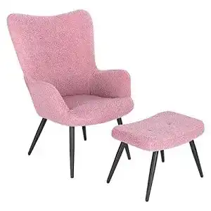 Relaxsessel mit Hocker WOLTU Relaxsessel Lehnstühle Vintage