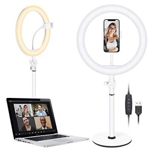 Ring light for video conference Neewer, 10″ dimmable, desktop light