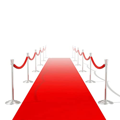 Roter Teppich vidaXL 1x5m 400g/m² VIP Läufer Event Teppich