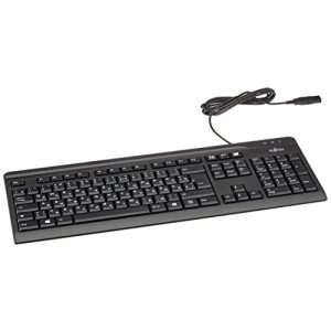 Russische Tastatur Fujitsu KB410 RU/DE Tastatur schwarz
