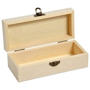 Schatulle Alsino Sammler Holzbox mit Deckel Holz 17,9x8x6,4 cm