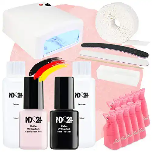 Shellac-Starter-Set ND24 NailDesign Starter Set Basic, UV Lampe