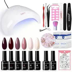 Shellac-Starter-Set NICOLE DIARY Shellac Set mit Lampe 48W