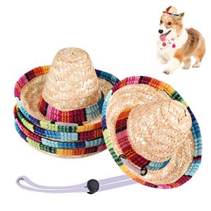 Sombrero UIHOL Mexikanische Mini-Hüte, 16,3 cm, verstellbar