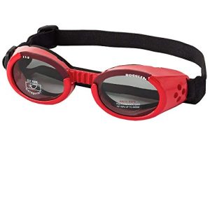 Sonnenbrille Hund Doggles DGIL-13-L ILS Shiny Red Frame