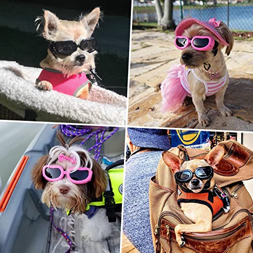 Sonnenbrille Hund PETLESO Hunde ebrille Wasserdicht Anti-UV