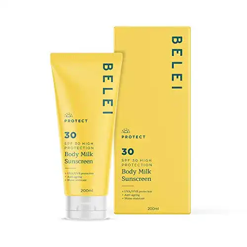 Sonnencreme LSF 30 Belei Amazon-Marke, Körpermilch, 200 ml