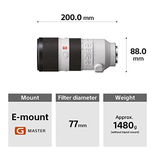 Sony G Master Sony FE 70-200 mm f/2,8gm OSS, Supertele