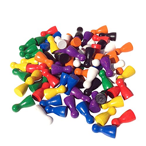 Die beste spielfiguren gico 80 halmakegel 24x12 aus holz set in 8 farben Bestsleller kaufen