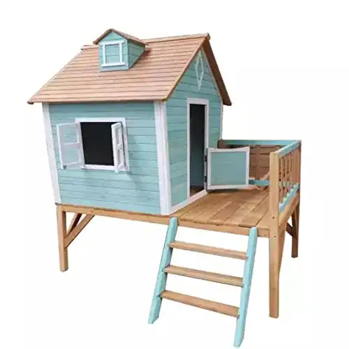 Spielhaus Holz HORI Stecksystem, (L) 205 x (B) 175 x (H) 220 cm