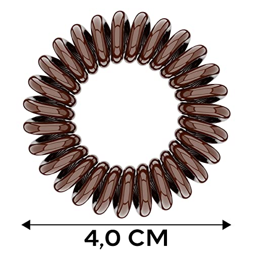 Spiral-Haargummi Reskthetic ® Spiral Haargummi 4 Stück, 4 cm