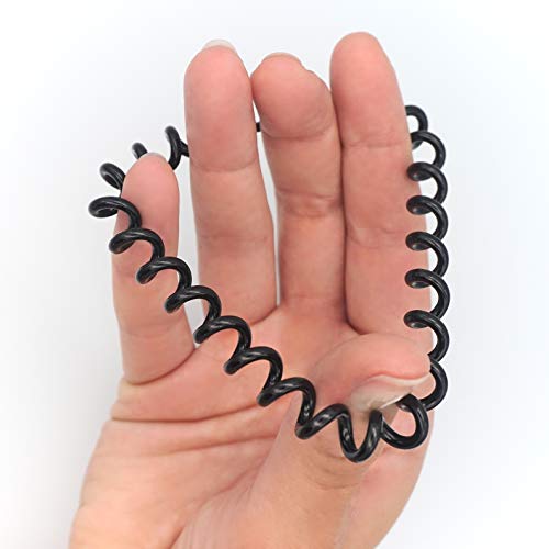Spiral-Haargummi Reskthetic ® Spiral Haargummi 4 Stück, 4 cm