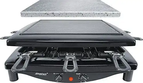 Steba-Raclette Steba RC 3 Plus Gourmet Raclette, für 8 Personen