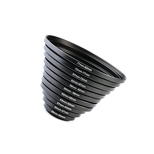Step-up-Ringe K&F Concept ® 11 teiliges Filteradapter Set
