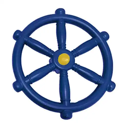 Steuerrad SunniMix Hohe Qualität Tragbar Piratenschiff Rad Blau