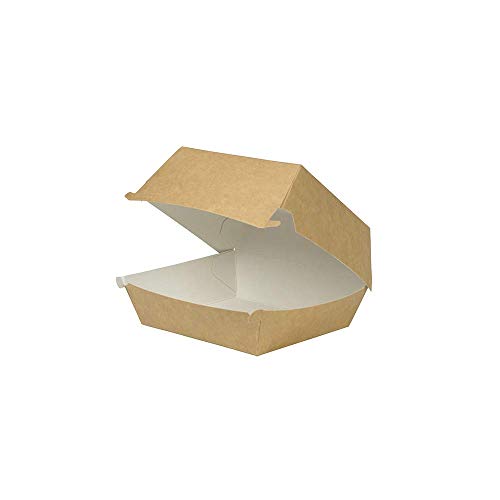 Take-away-Box BIOZOYG Take Away Burger Box 75 Stück recycelbar