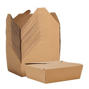 Take-away-Box La Llareta Kraftpapier Lunchbox, 25 Stück
