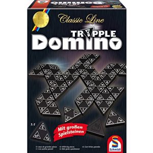 Triomino Schmidt Spiele SCH49287 Classic Line, Tripple Domino