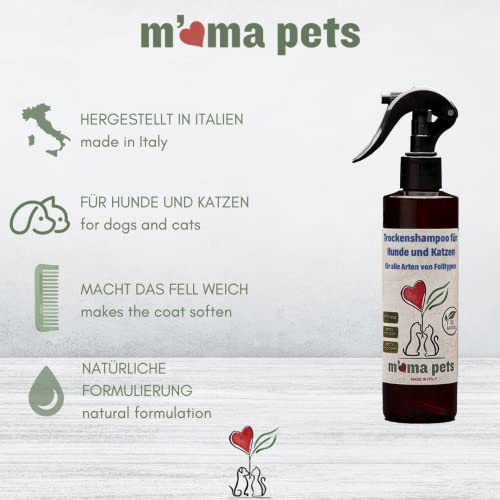 Trockenshampoo Hund M’ MA PETS für Hunde und Katzen 250 Ml