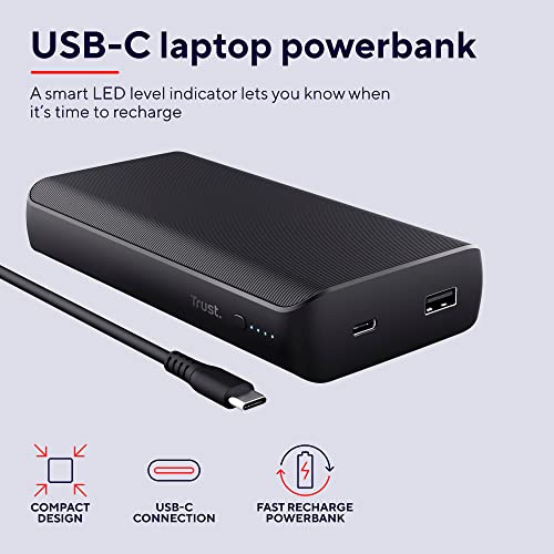 Trust-Powerbank Trust Laro Powerbank 65W 20000mAh, USB-C