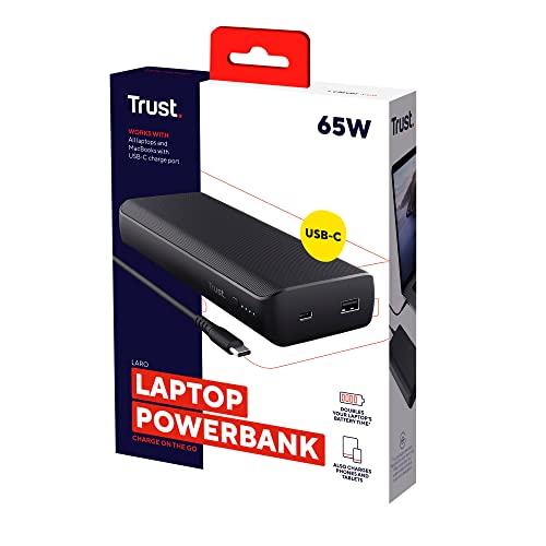 Trust-Powerbank Trust Laro Powerbank 65W 20000mAh, USB-C