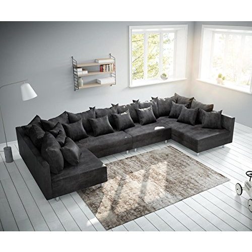 Die beste u sofa delife couch clovis xl anthrazit antik optik modulsofa Bestsleller kaufen