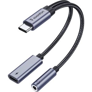 USB-C jack adapter SOOMFON USB C to 3,5mm jack