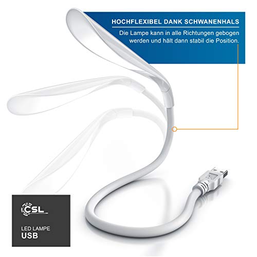 USB-Lampe CSL-Computer LED Lampe, USB Anschluss, dimmbar
