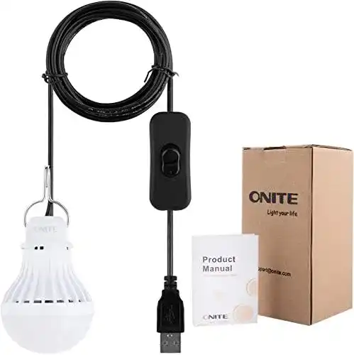 USB-Lampe Onite tragbar USB LED Light camping Lampe Kaltweiß