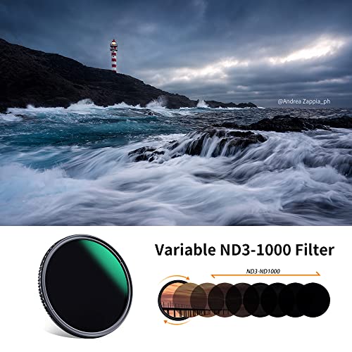 variabler-ND-Filter K&F Concept D-Serie, ND3-ND1000 Graufilter