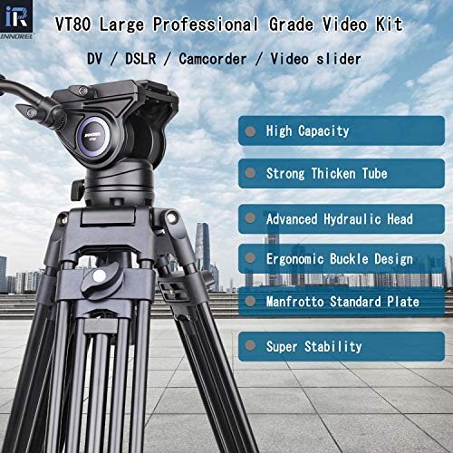 Videostativ INNOREL VT80 Professionelles Video Stativ System